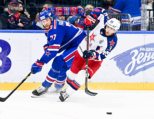 Анонс матча Континентальной хоккейной лиги ЦСКА - СКА 